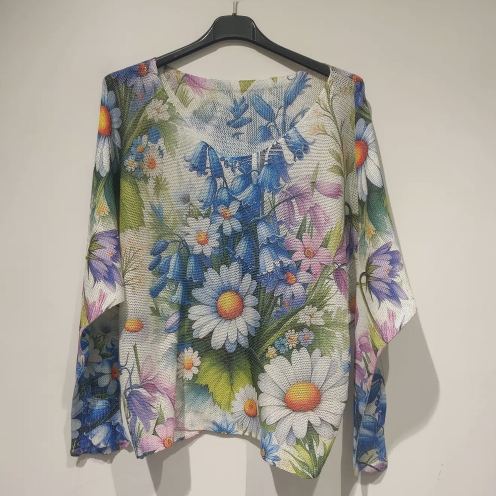MADE IN ITALY ShopEvelynne Multicolor Floral Blouse